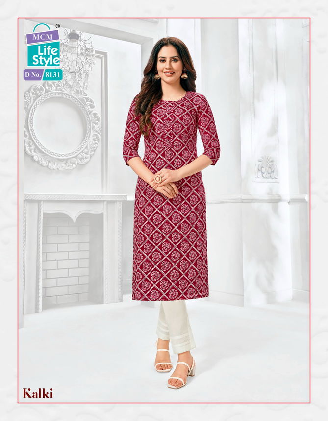 Mcm Life Style Kalki Vol 2 Printed Regular Kurti Collection
